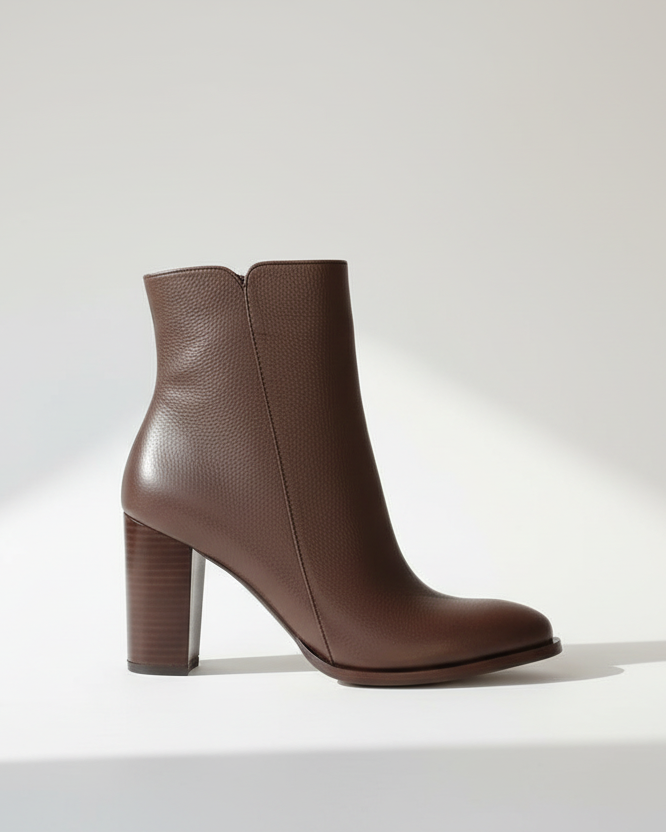 Botin Pamela Cuero Cafe