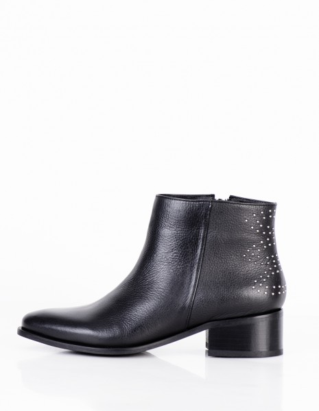 Botin Aitanna Cuero Napa Negro