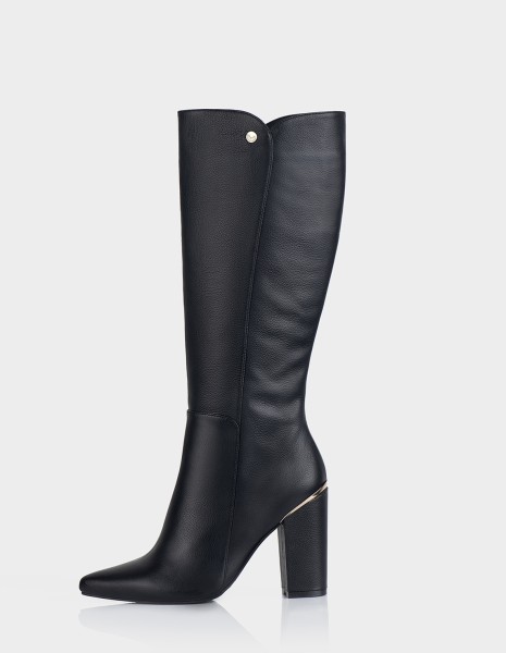 Botas Montpellier Cuero Napa Negro