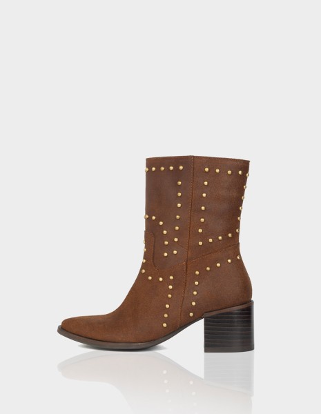 Bota Levella Cuero Caramelo