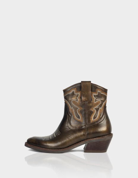 Botin Alamo Cuero Folia Cafe