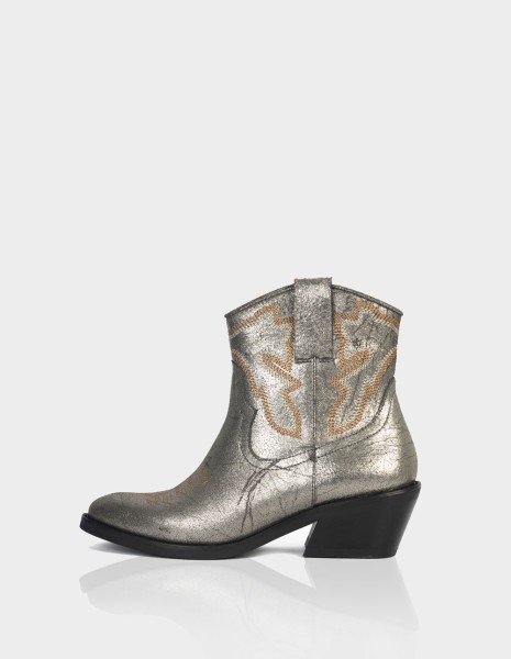 Botin Alamo Cuero Folia Plomo