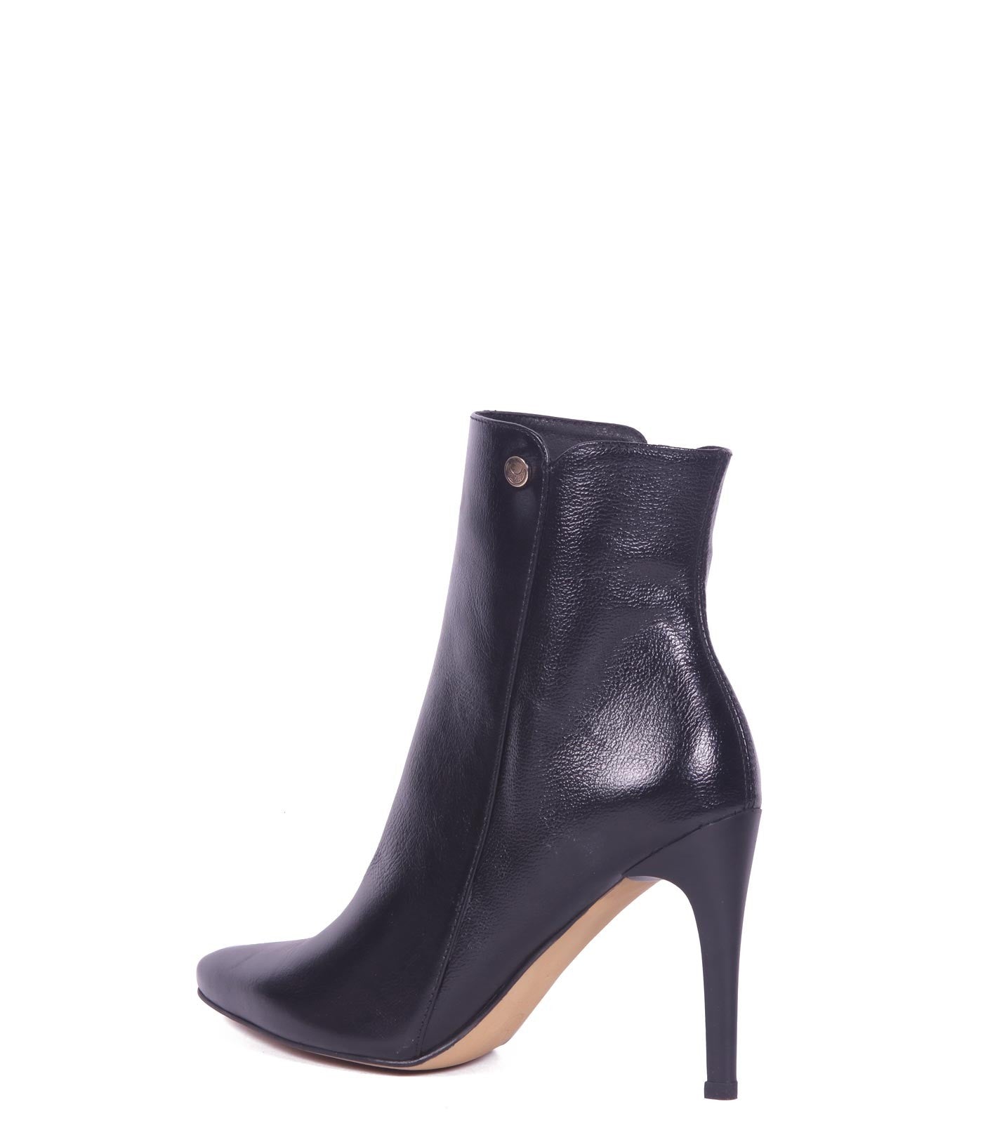 Botin  Malta Cuero Negro