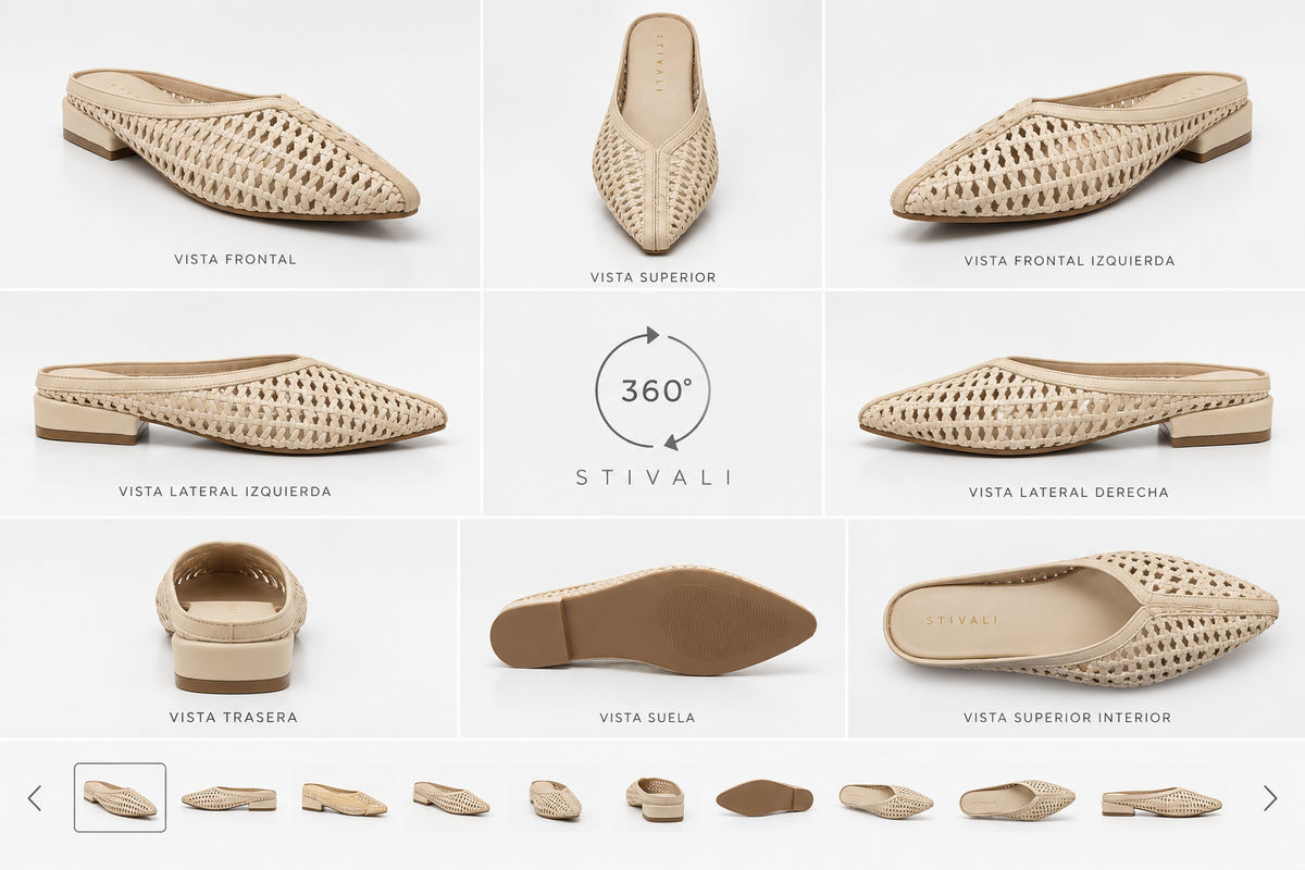Zapato Talis Tejido Nude