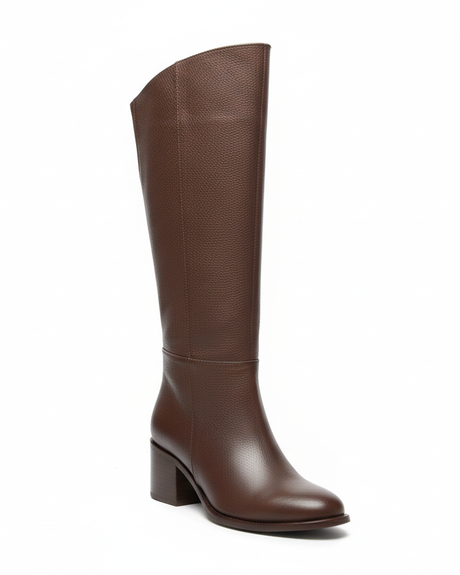 Bota Shira Cuero cafe