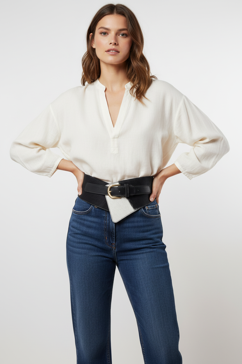 CLARISA FAJON NEGRO Y BLANCO