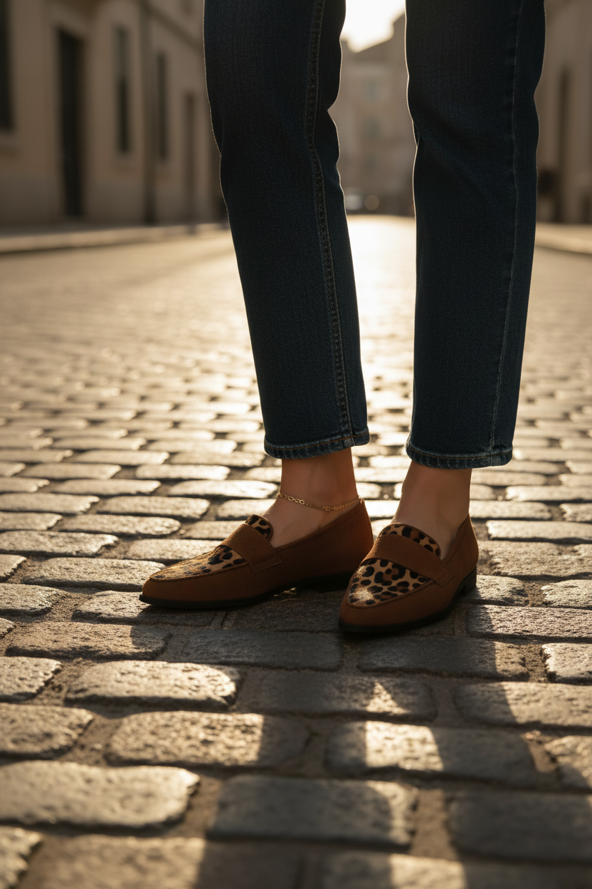 Mocasin Agostino Canela x Leopardo