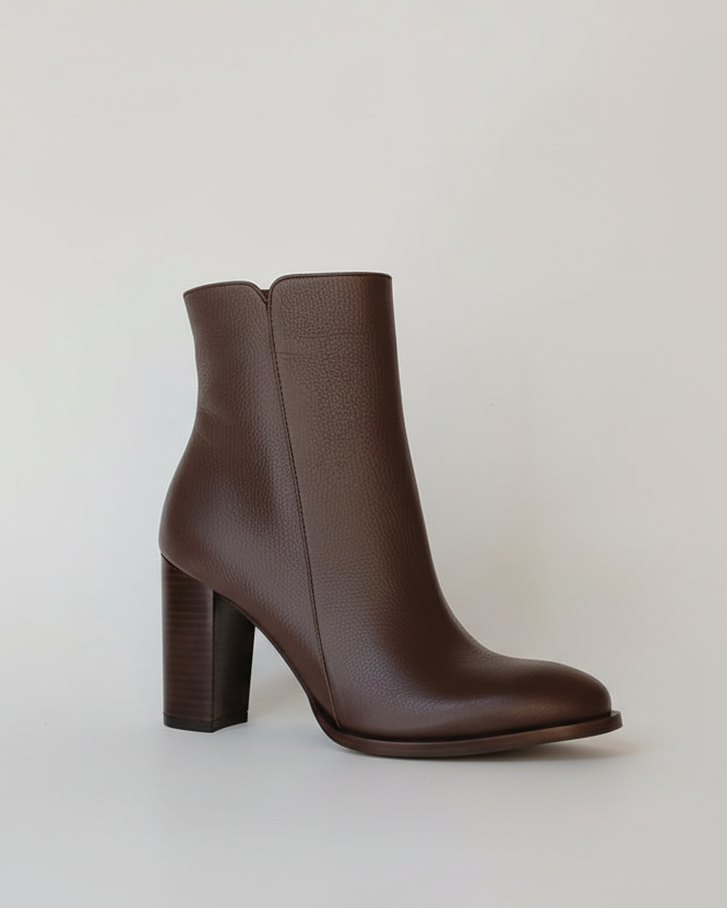 Botin Pamela Cuero Cafe