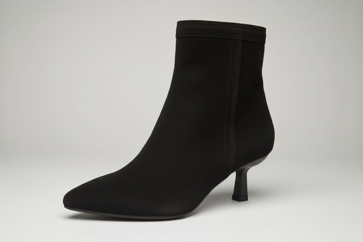 Botin Felice cuero Ante Negro