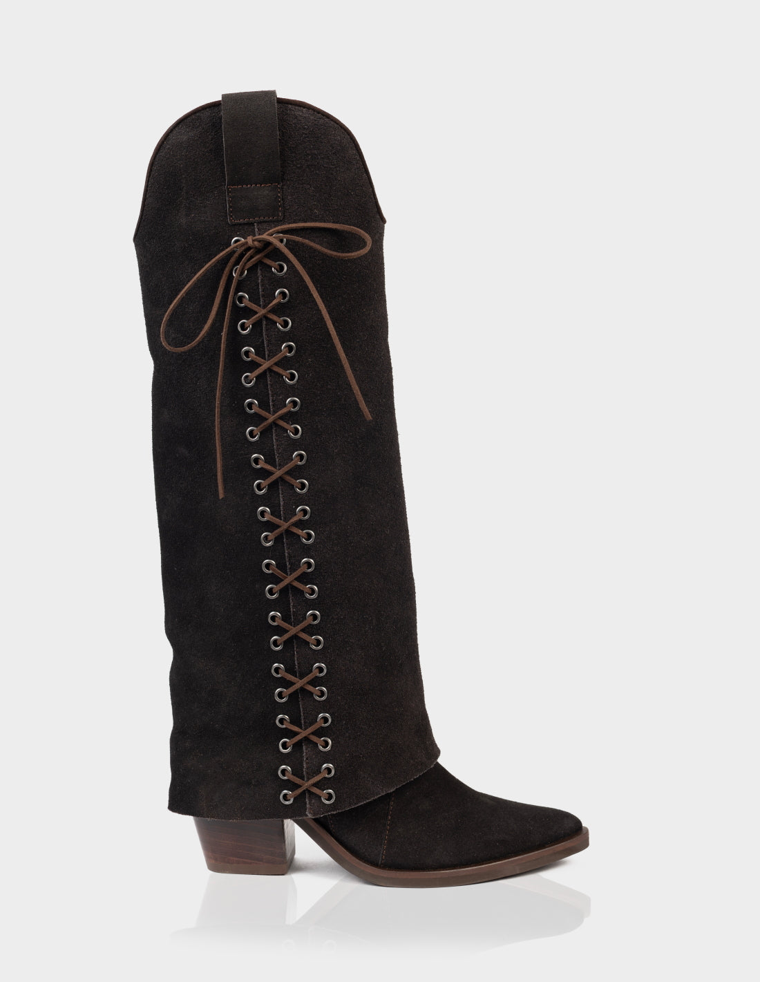 Bota Abigail Gamuza Cafe