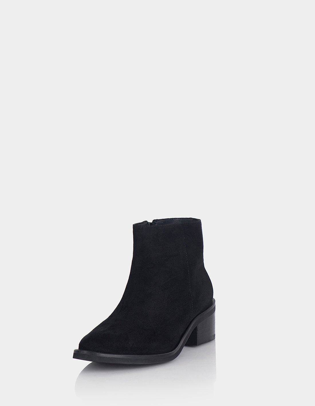 Botin Aitanna Cuero Ante Negro