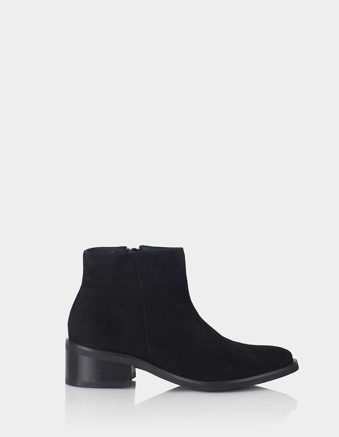 Botin Aitanna Cuero Ante Negro