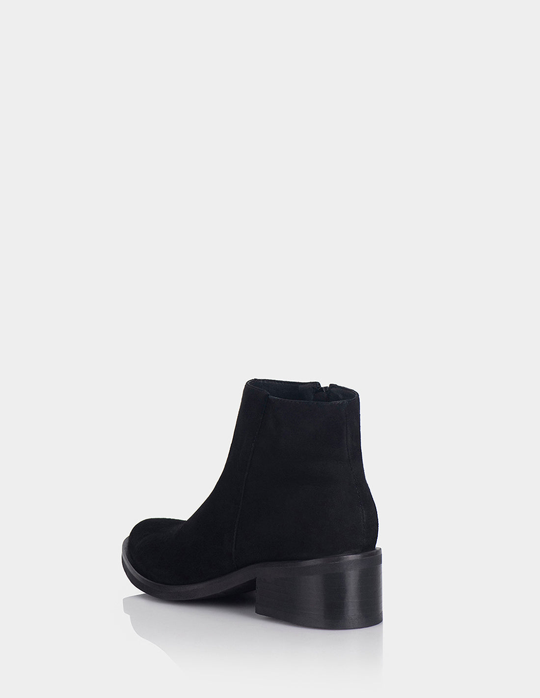 Botin Aitanna Cuero Ante Negro