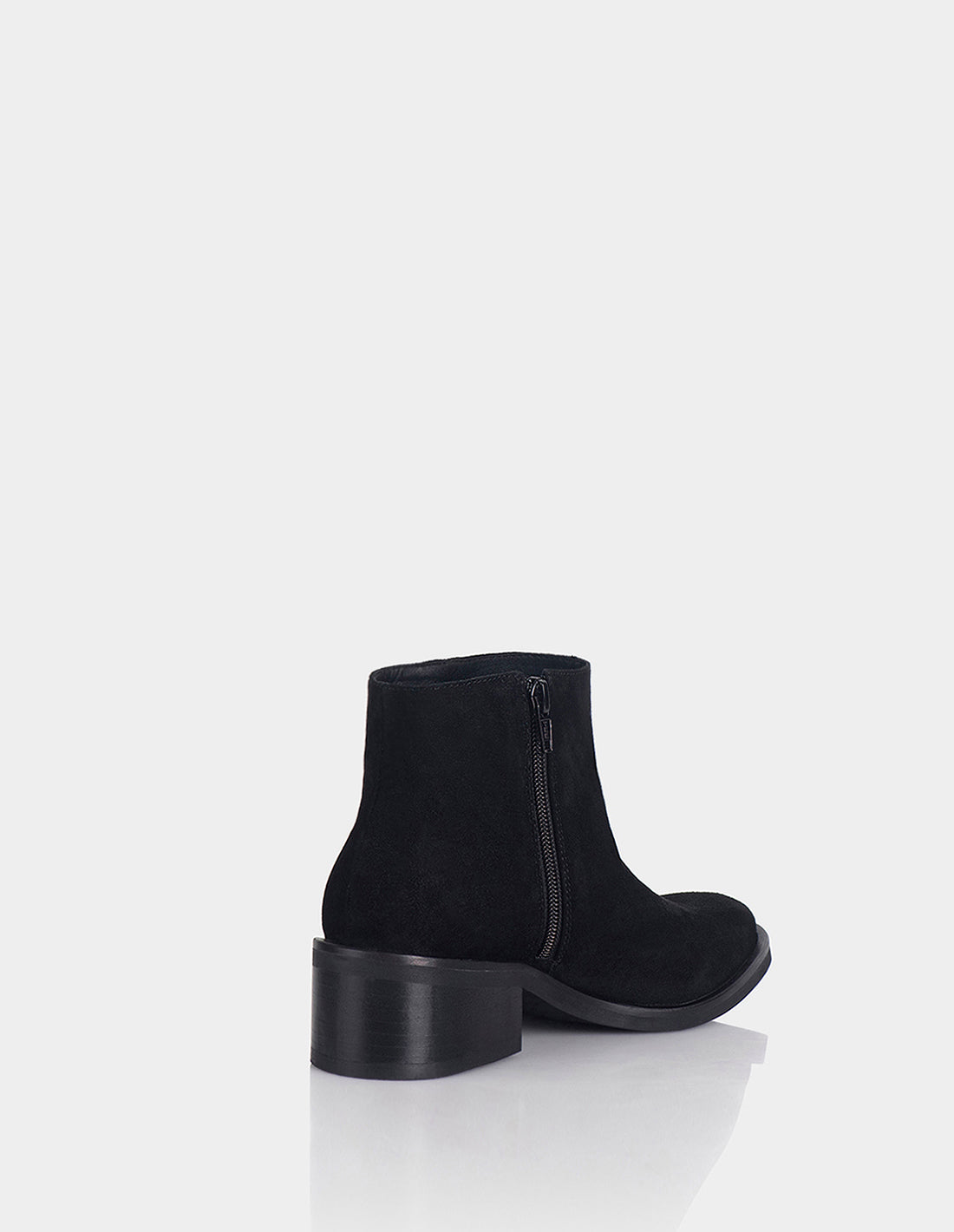 Botin Aitanna Cuero Ante Negro