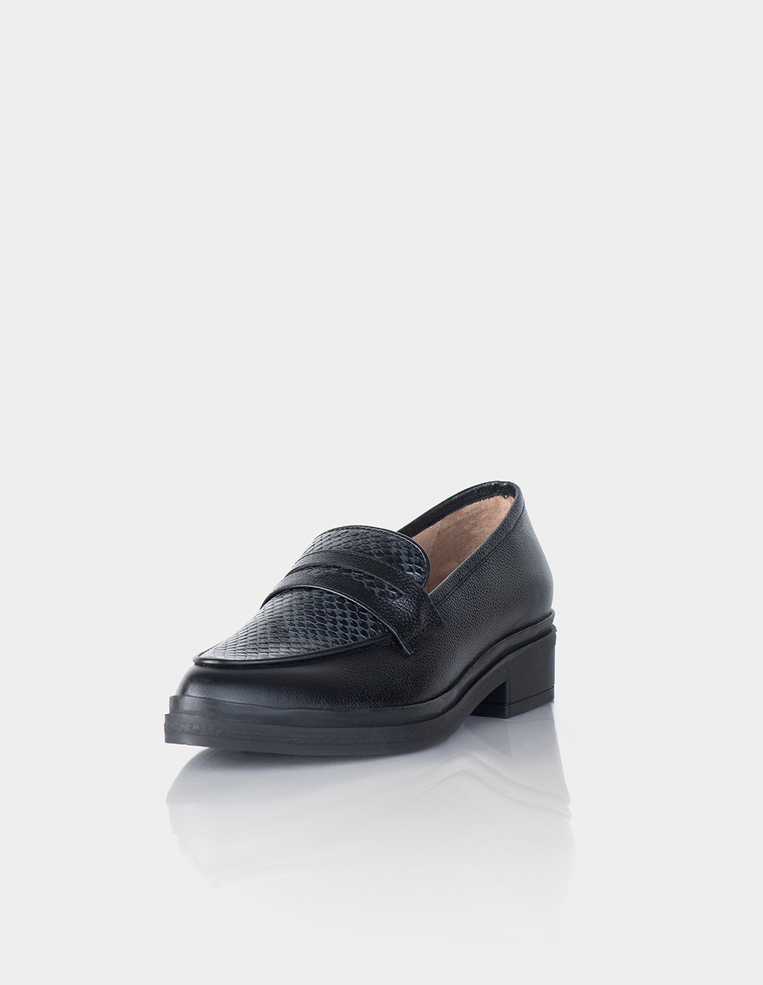 Mocasin Andaluza Cuero Negro