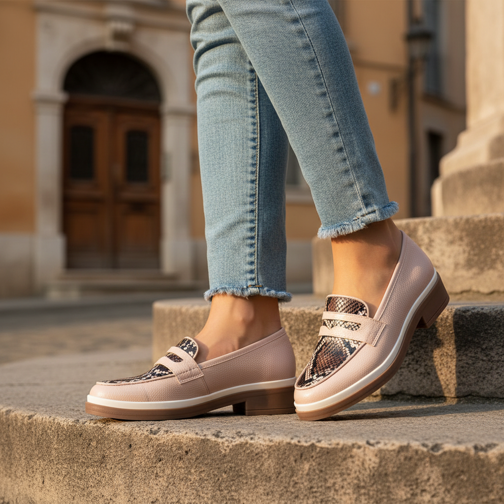 Mocasin Andaluza Cuero Nude