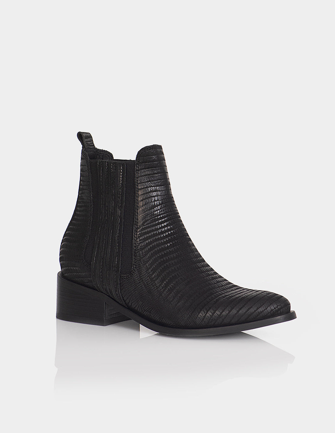 Botin Austria Reptil Negro