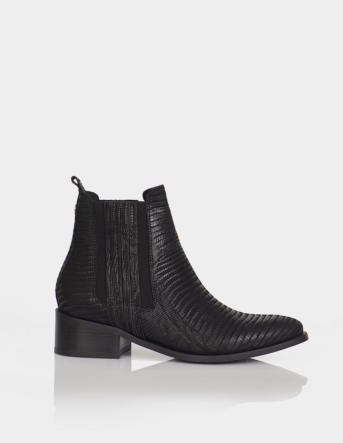 Botin Austria Reptil Negro