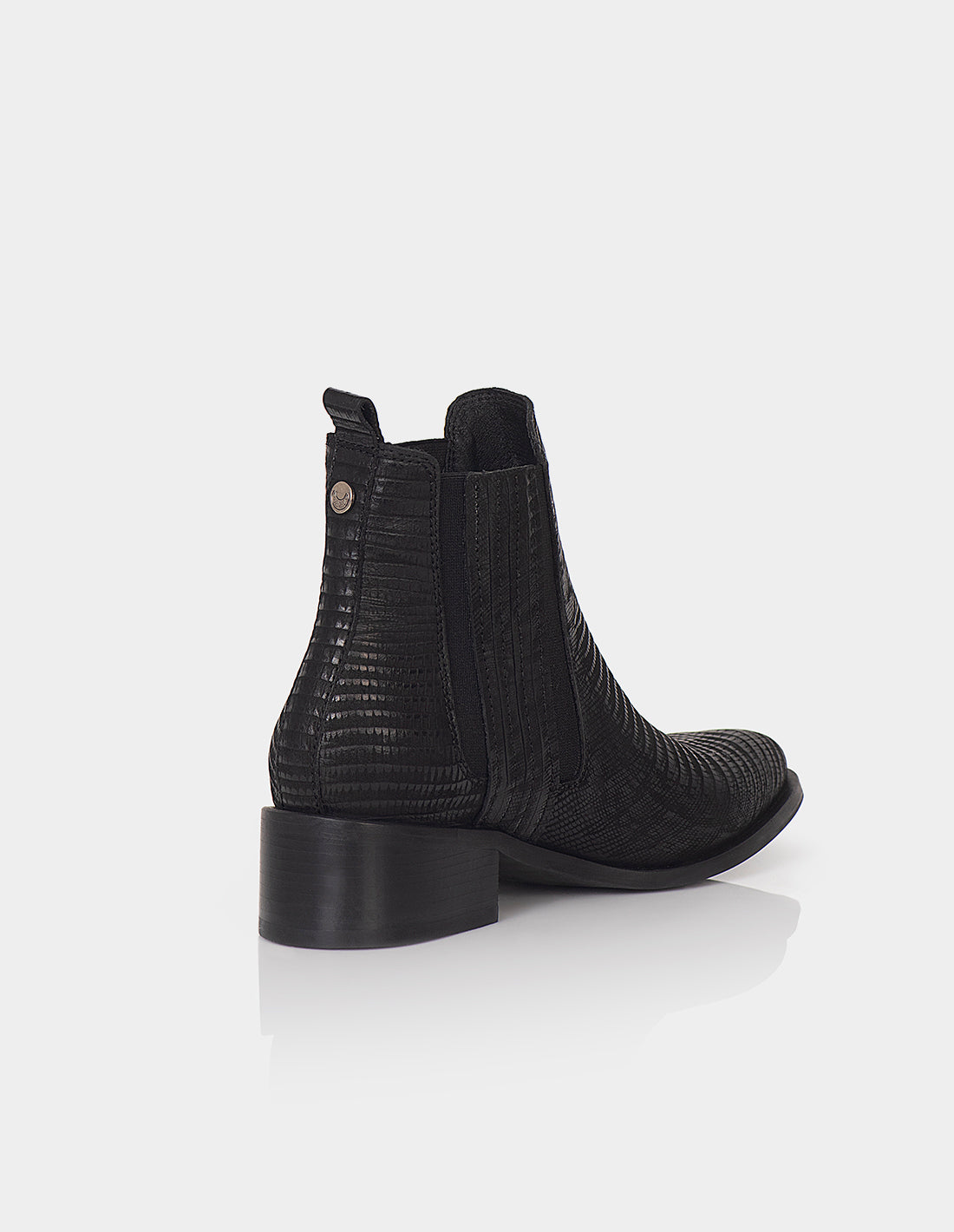 Botin Austria Reptil Negro