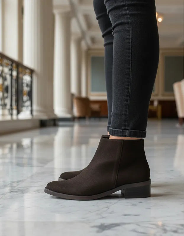 Botin Aitanna Cuero Ante Cafe