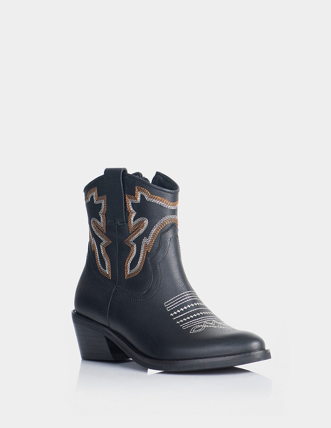 Botin Alamo Cuero Negro