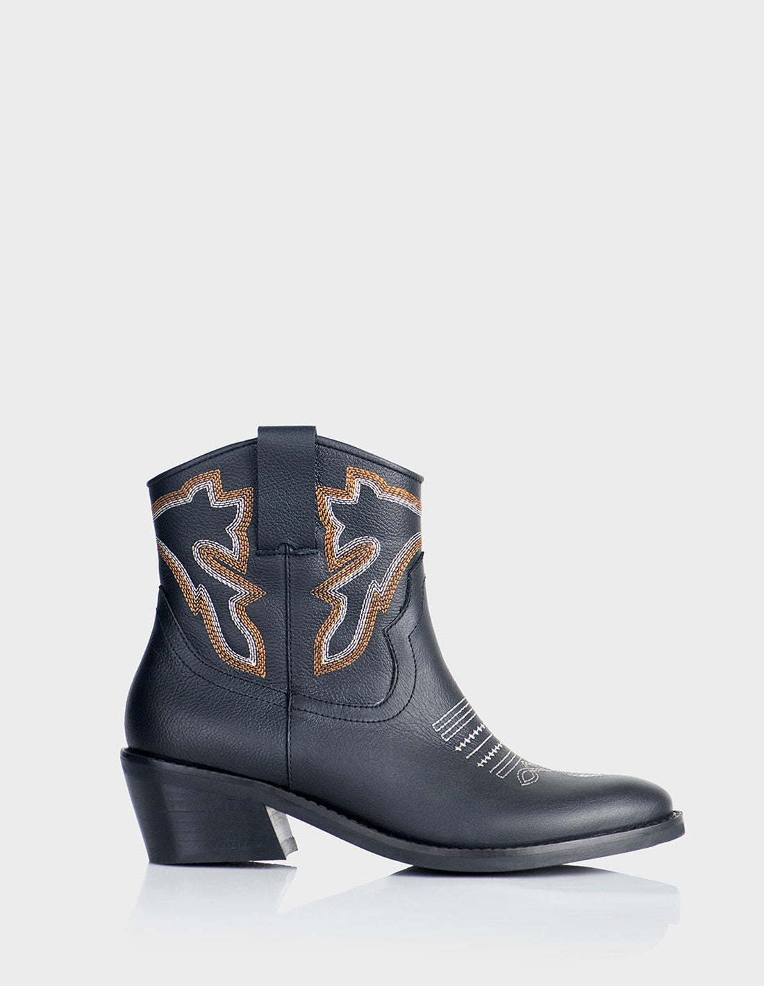 Botin Alamo Cuero Negro