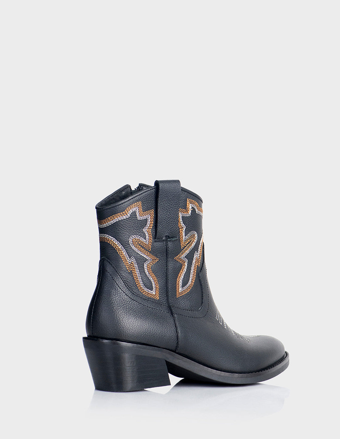 Botin Alamo Cuero Negro