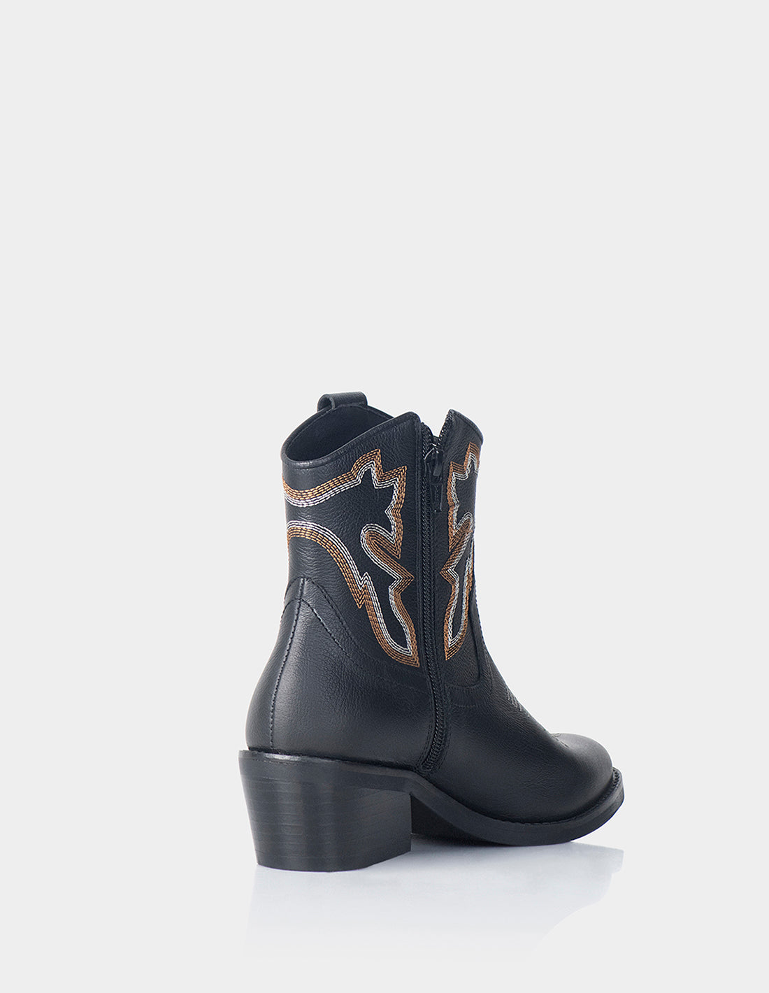 Botin Alamo Cuero Negro
