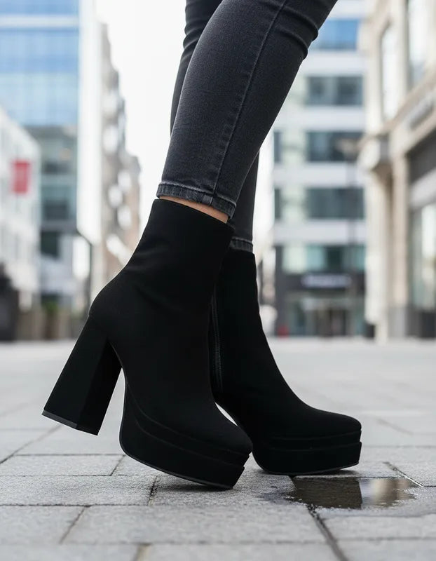 Botin Alba Ante Negro