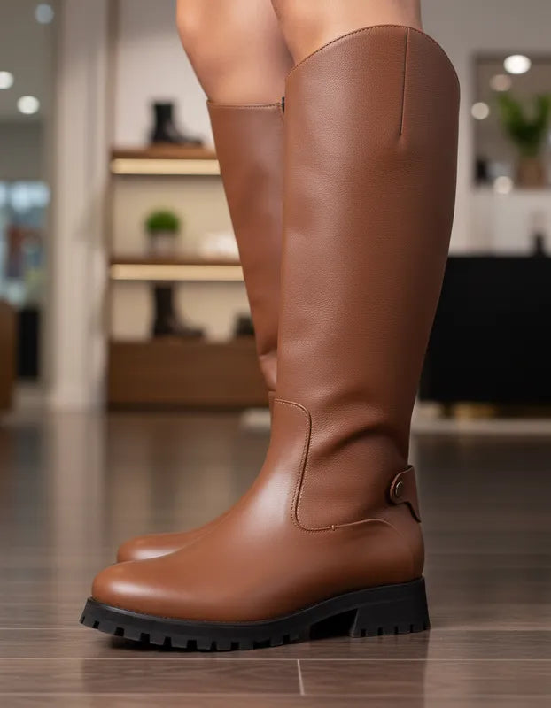 Bota Alpha Cuero Miel