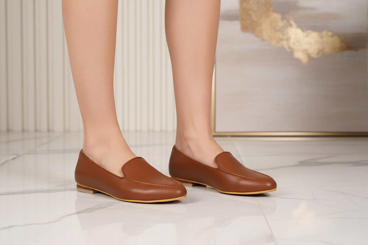 Baleta Gia Cuero Miel