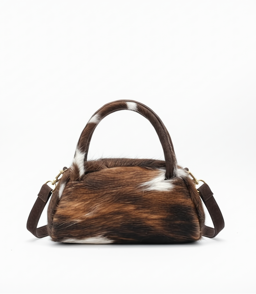 Bolso Nomada Pelo Tricolor