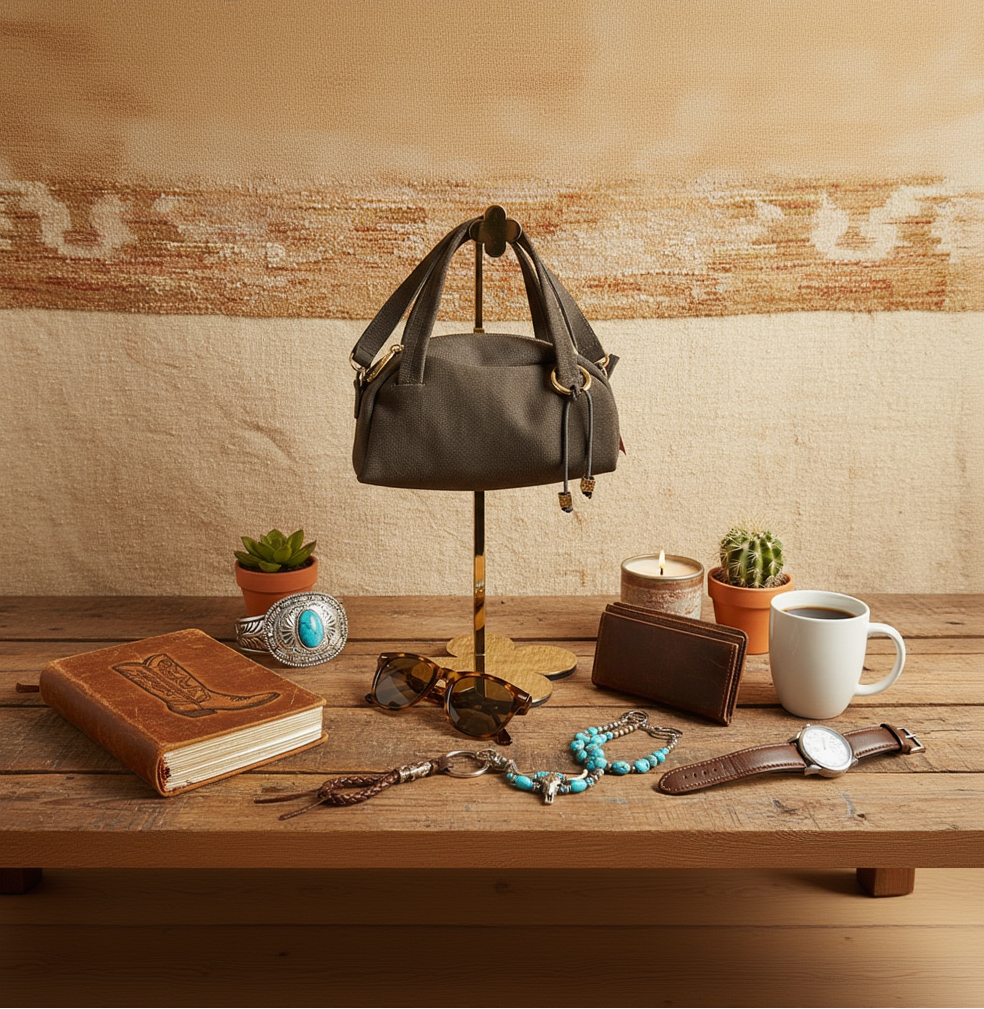 Bolso Nomad Gamuza Gris