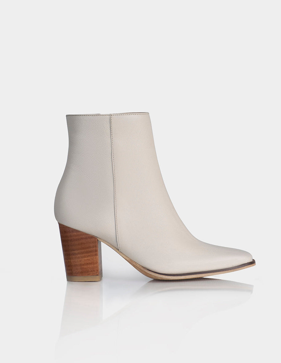 Botin Brasil Cuero Napa Beige
