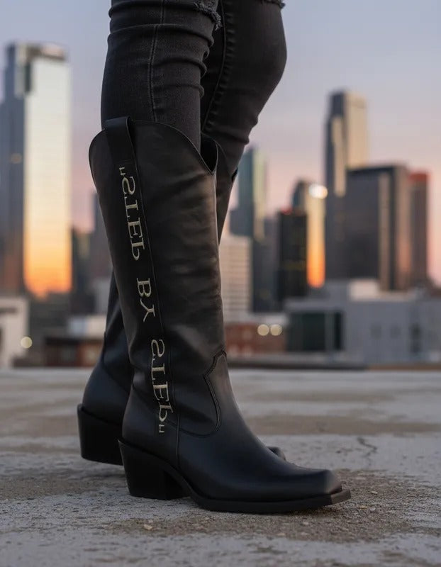 Texana Barbara Cuero Negro