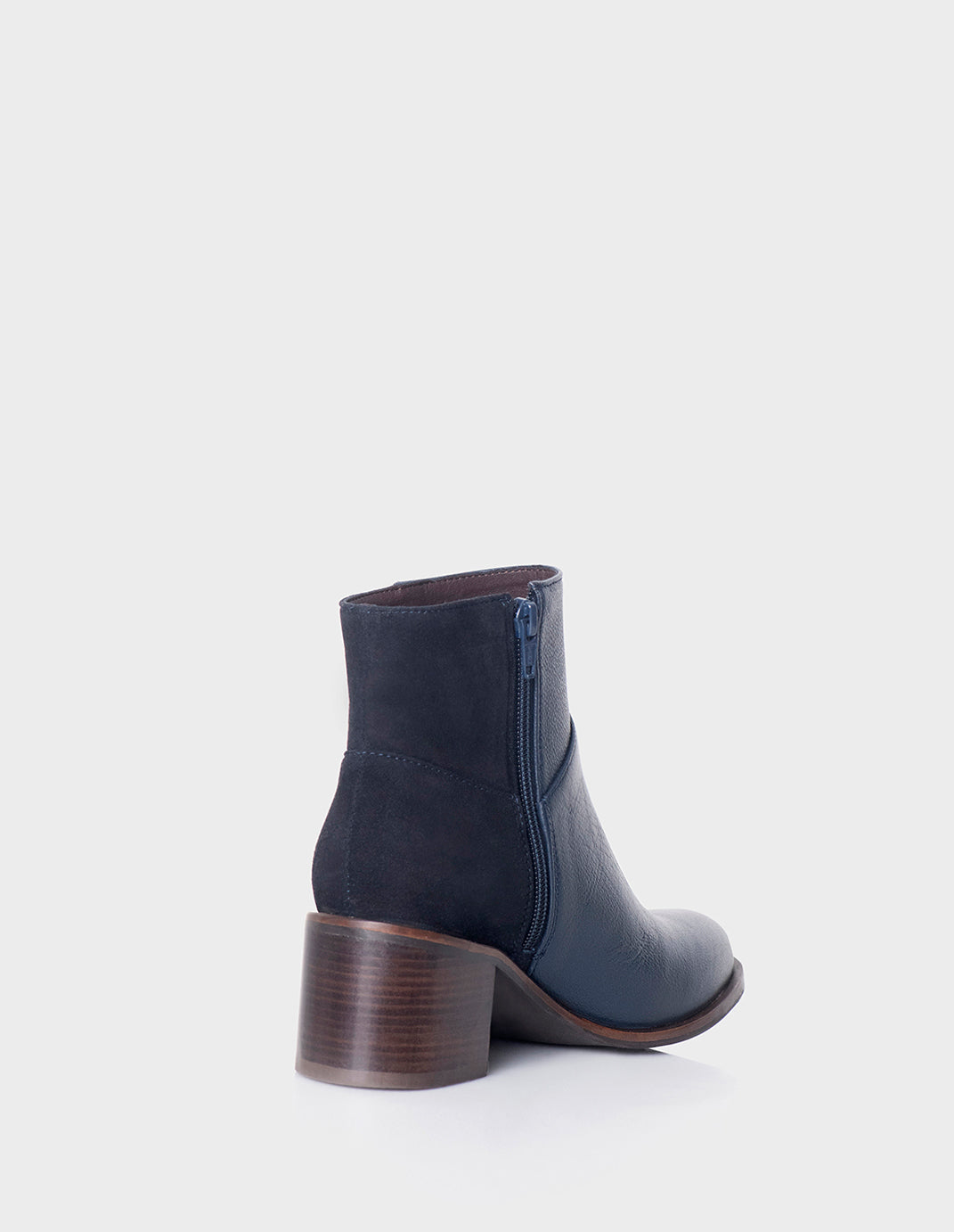 Botin Bianca Cuero Azul