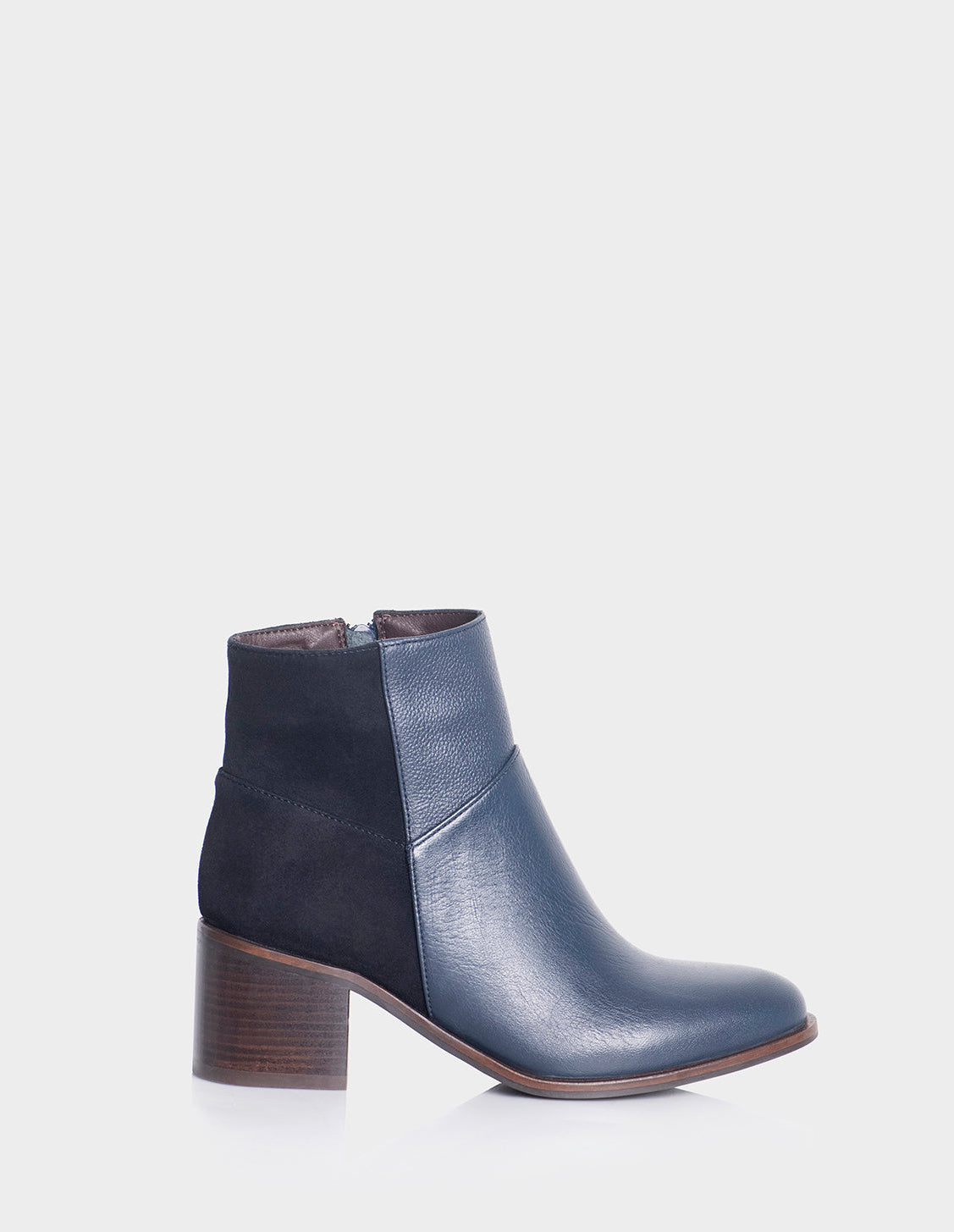 Botin Bianca Cuero Azul