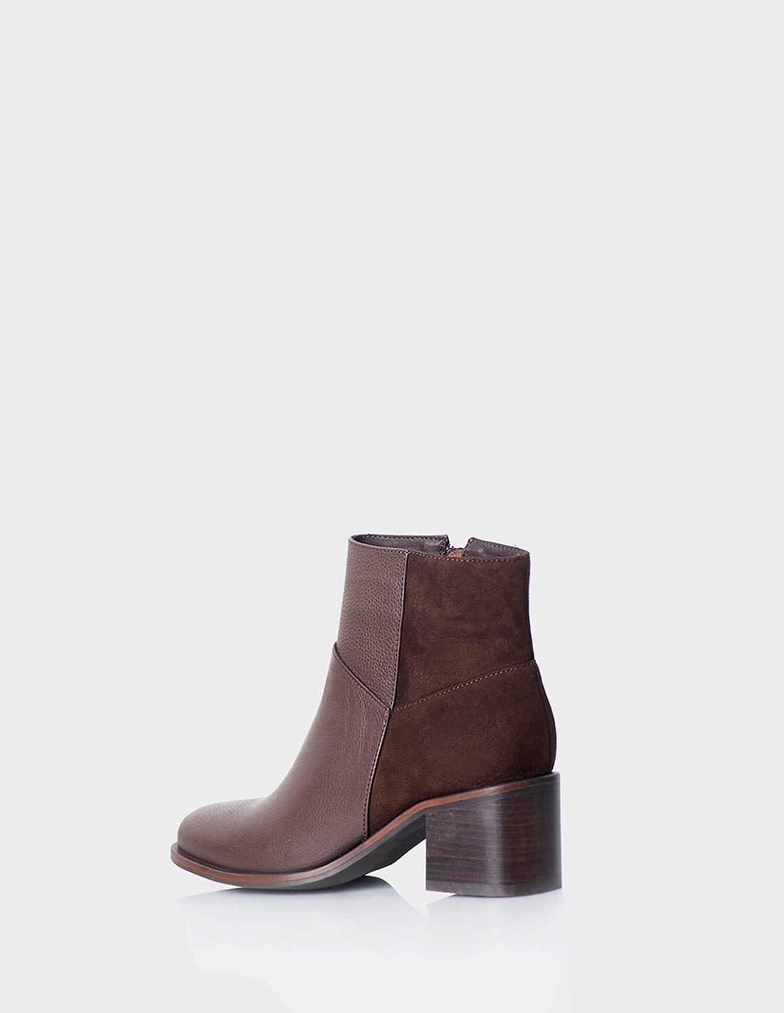Botin Bianca Cuero cafe