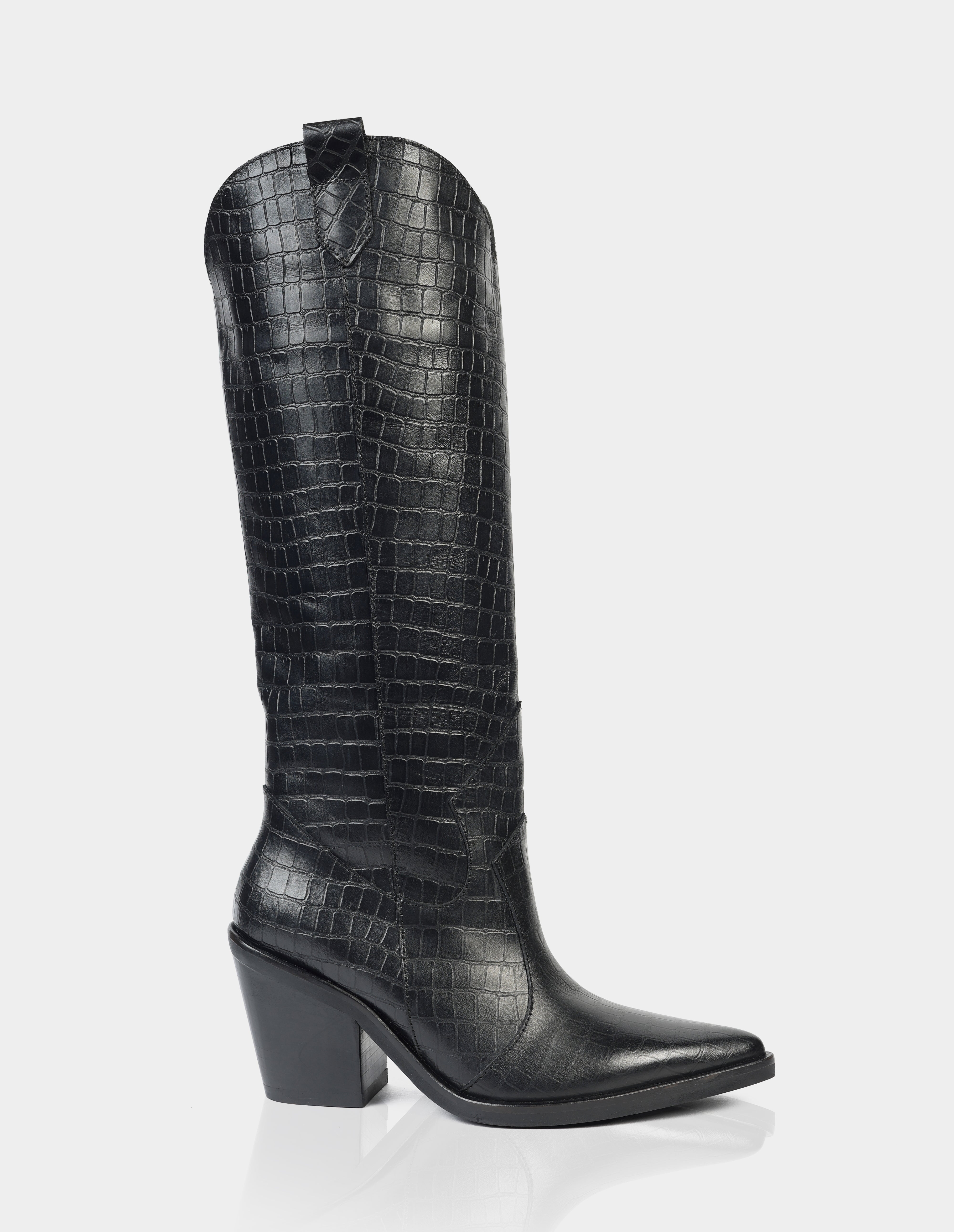 Texana Cameron Croco Negro