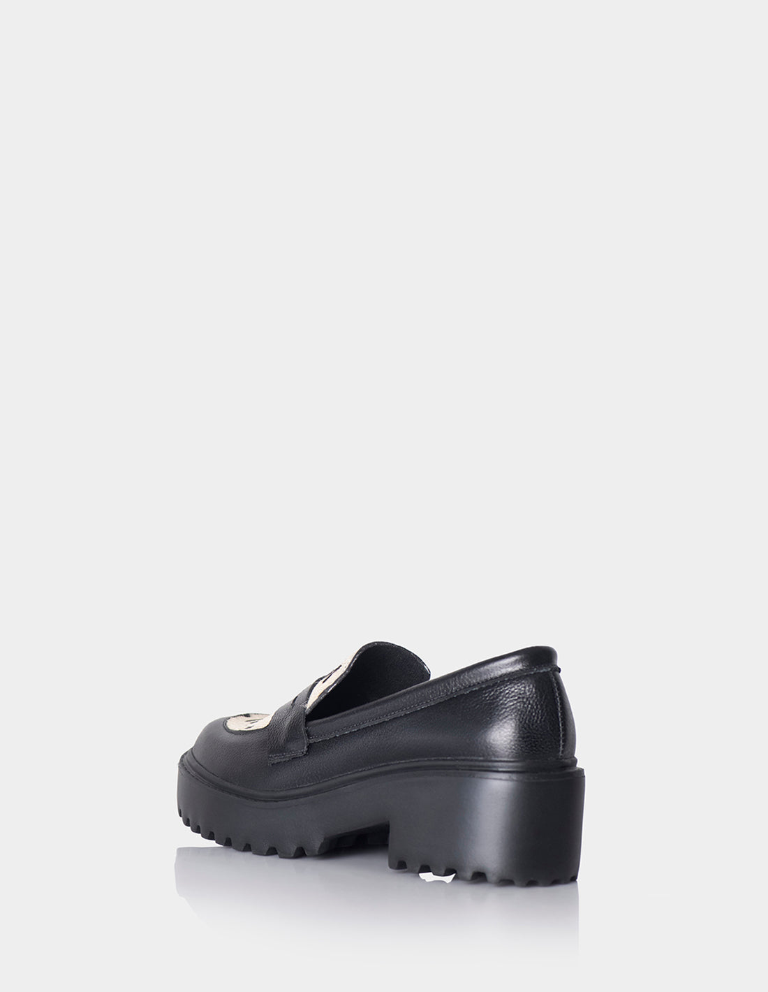 Mocasín Capri Vaquita * cuero Negro