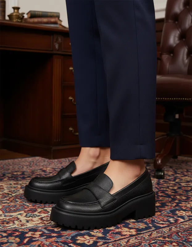 MOCASIN CLEA NAPA NEGRO