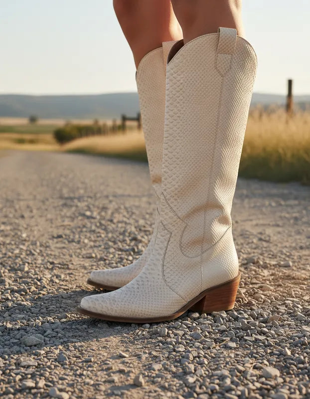 Texana Durango Croco Beige