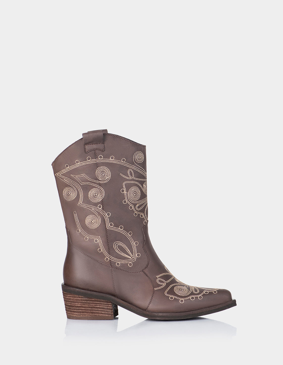 Bota Encanto Cuero Cafe