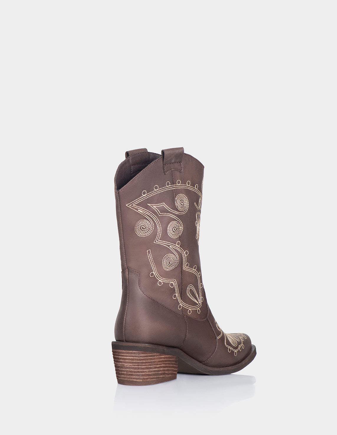 Bota Encanto Cuero Cafe