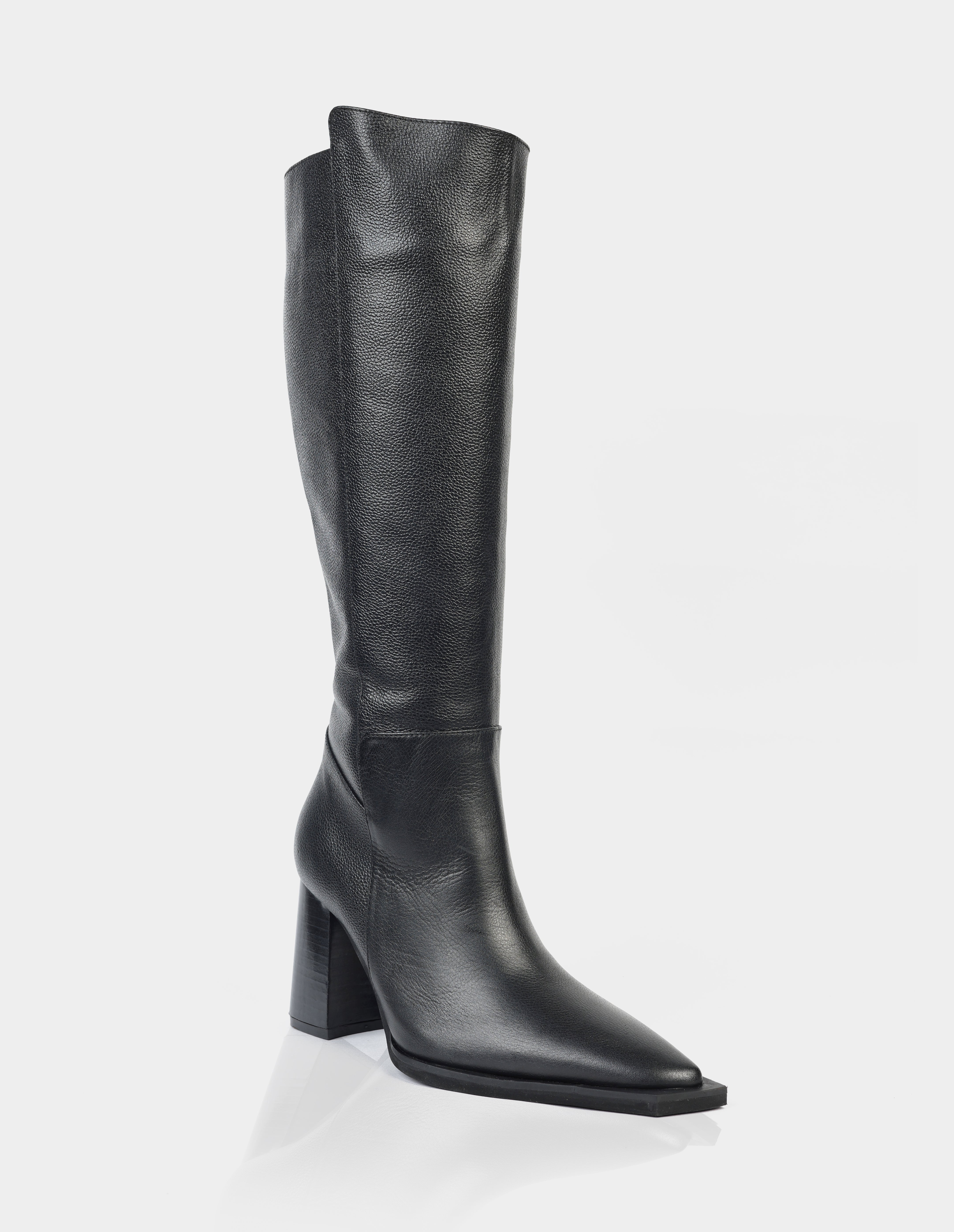 Bota Florencia Cuero Negro