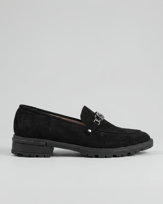 Mocasin Adrian Cuero Ante negro