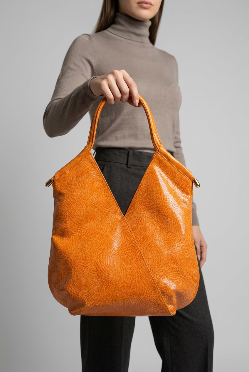 Bolso Ana folia Naranja