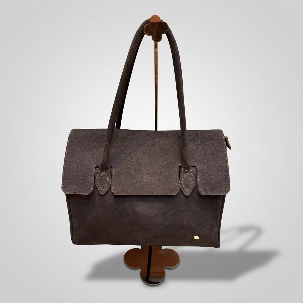 Bolso Aleman gamuza cafe