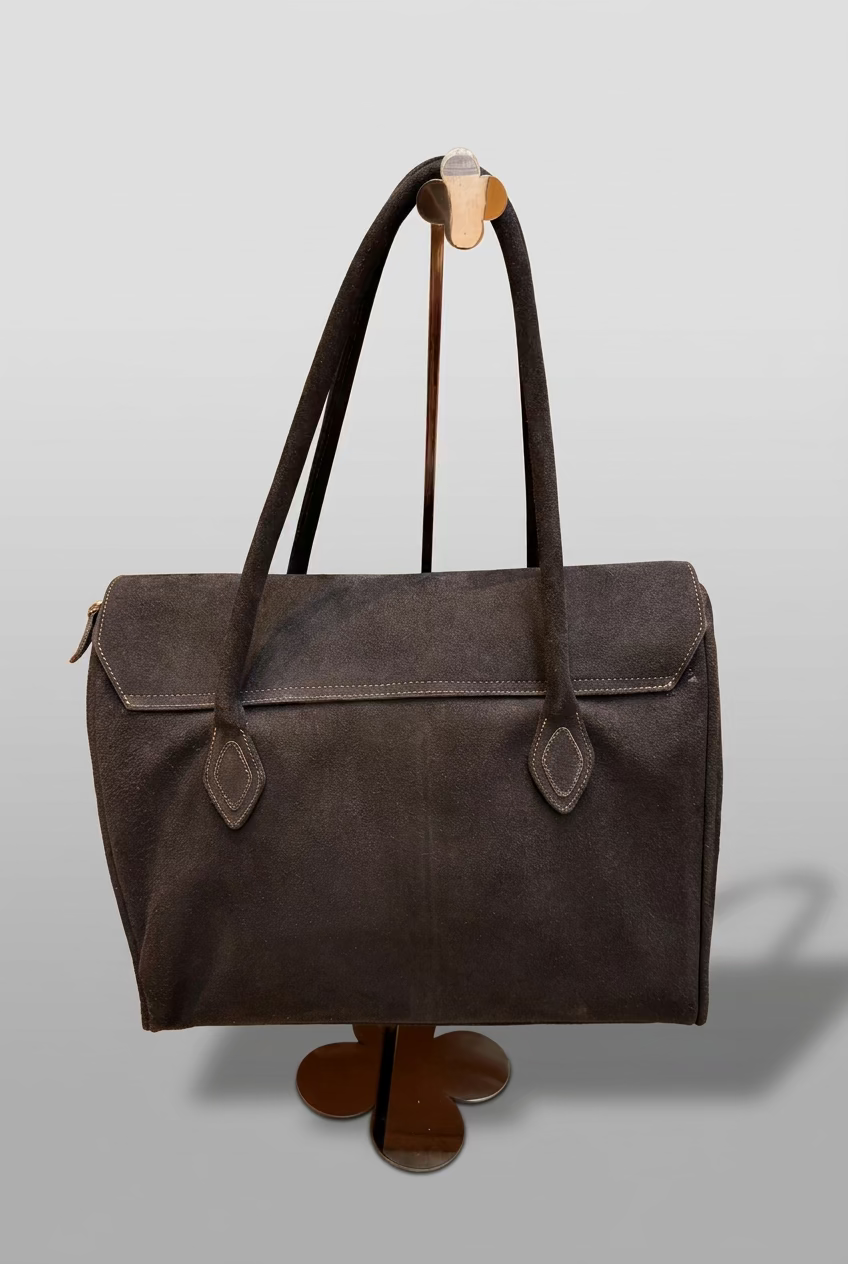 Bolso Aleman gamuza cafe