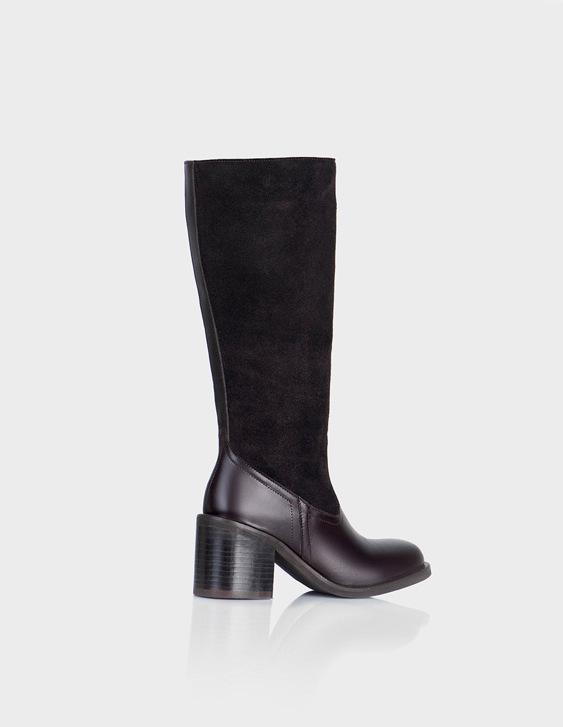 Bota Izcra Cuero * Gamuza Negro Cafe